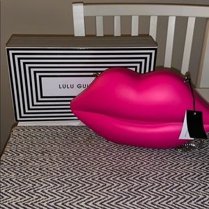 Lulu Guinness Pink Lip Clutch